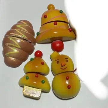 크리스마스 세트 크루아상 벨팡 트리 눈사람 치킨 눈