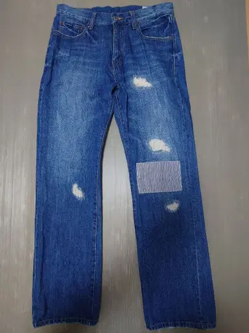 FUCT SSDD 데미지 리페어 히게 하치노스 가공 데님 32