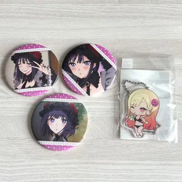 그 비스크 돌은 사랑을 한다 키타가와 마린 캔뱃지 아크릴 참 세트