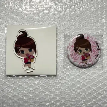 단간론파 아사히나 아오이 콜라보 카페 아크릴 스탠드 캔뱃지