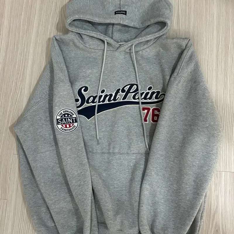 세인트페인 그레이 후드티 76