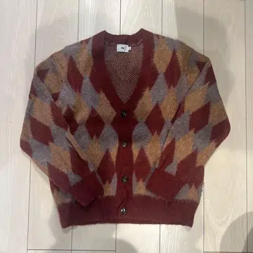 FTW 아가일 가디건 M 사이즈