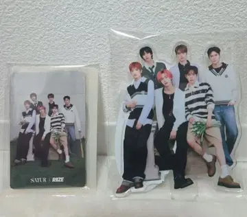 RIIZE 트레이딩 카드 아크릴 스탠드 SATUR 한국 한정판