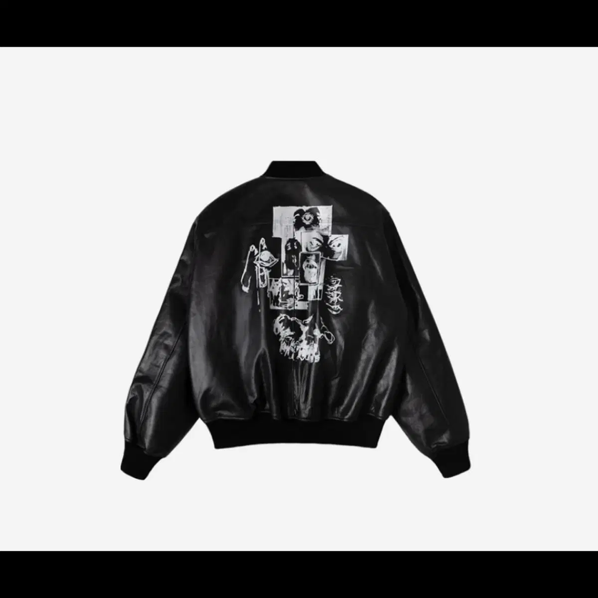 2] Grails Multi-Zipper Bomber Leather Jacket #그레일즈,#그레일즈 