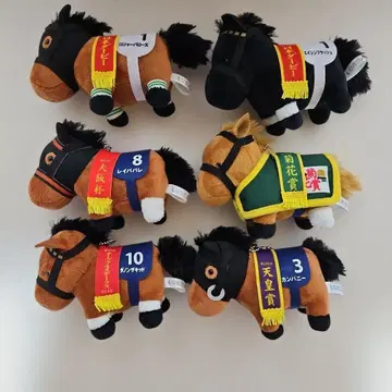 서러브레드 컬렉션 마스코트 볼체인 6개 세트