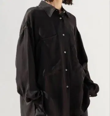 LA PEAU DE GEM 큐프라 오버 셔츠
