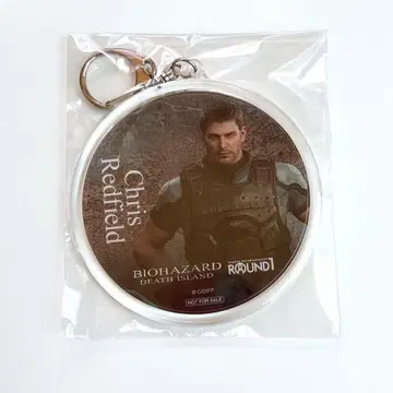 바이오하자드 라운드원 아크릴 키링 크리스 레드필드