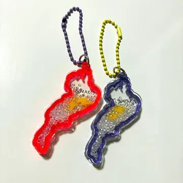 비와코 아크릴 키링 번개 미치노에키 쿠사츠