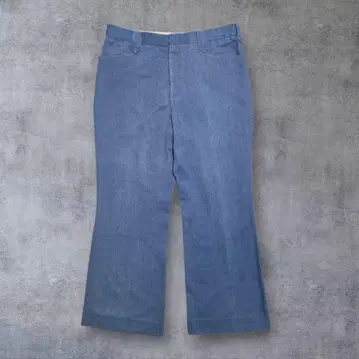[ 70s ] HBARC 42 TALON 샴브레이 플레어 팬츠 데님