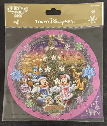 도쿄디즈니씨 윈드 스티커 CHRISTMAS WISHES 2014