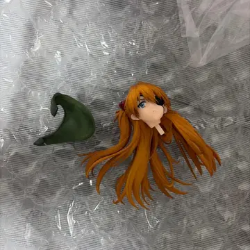 아스카 랑그레이 후드티 머리 피규어