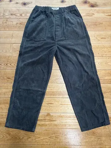 OMNIGOD 옴니갓 차콜 그레이 코듀로이 이지 팬츠