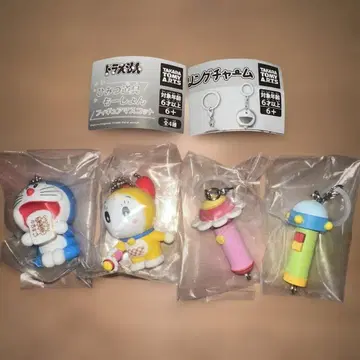 도라에몽 비밀도구 모션 연결 반지 참 묶음 판매 4세트