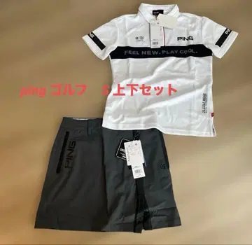 ping 반팔 피케 셔츠 퀵 드라이 스커트