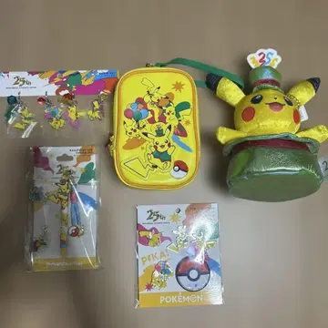 [ USJ 한정판 ] 포켓몬 피카츄 5세트 USJ 25주년 기념