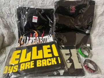 ELLEGARDEN 티셔츠 타월 고무 밴드 세트