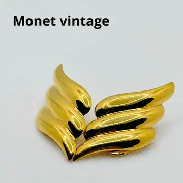 MONET 모네 빈티지 골드 윙 귀찌