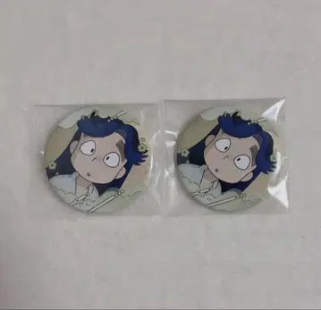 닌타마 란타로 백면상 캔뱃지 잠옷 차림의 단 우라카제 토우나이 2개 세트