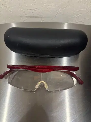 하즈키 루페 1 빨간색 핑크 렌즈 컴팩트