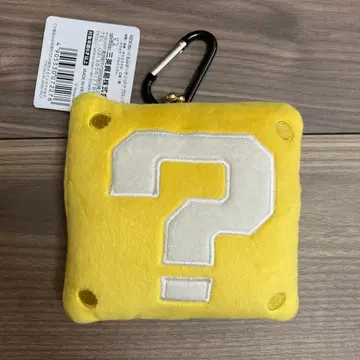 슈퍼 마리오 봉제 인형 파우치 (물음표 블록)