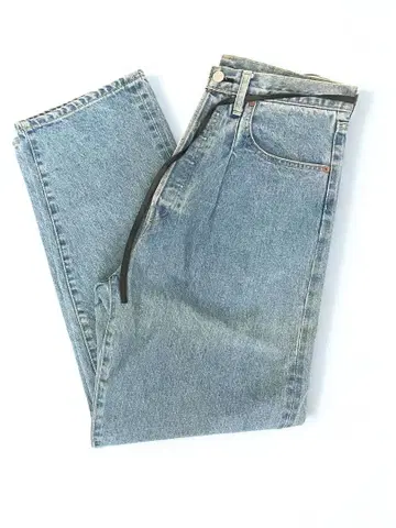 VINTAGE REPRODUCTION DAMAGE DENIM JEANS