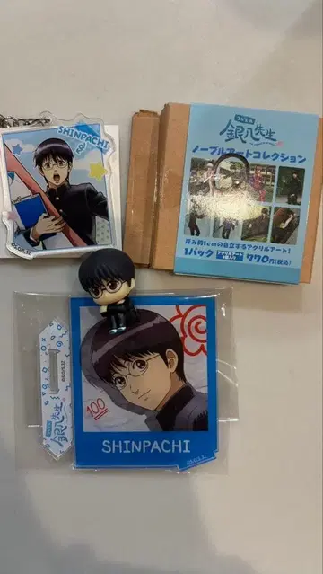 신파치 은혼 피규어 노트 엽서 세트