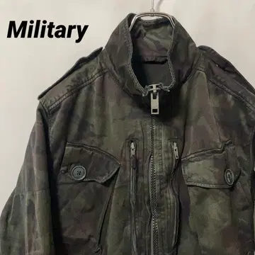 N-6620 영국군 컴뱃 스모크 카모플라쥬 밀리터리 자켓