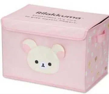 새상품 뚜껑 포함 수납 박스 코리락쿠마 리락쿠마 키이로이토리 산엑스
