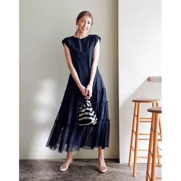 시크릿 트로피 STORY 2WAY 튤 원피스 새상품 19,800엔