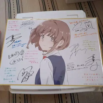 청춘 돼지는 외출 시스터 입장 특전 미개봉