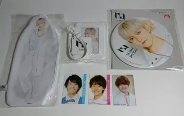 INI 타지마 쇼고 파우치 패스 케이스 BIG 캔뱃지 데이터 카드 세트