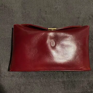 BALLY 클러치백 버건디
