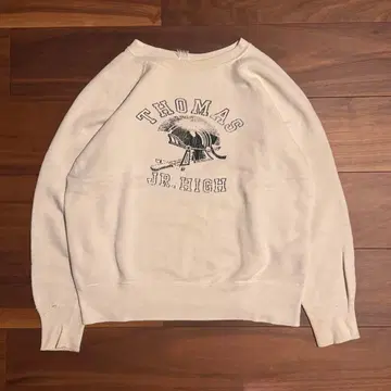 60s velva sheen 빈티지 맨투맨 화이트