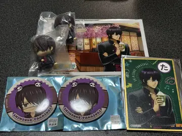 은혼 타카스기 신스케 하나야시키 캔뱃지 브로마이드 마치보케 색지