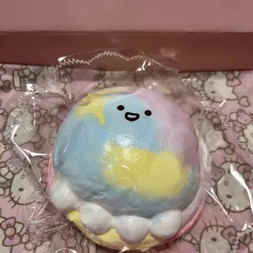 물 느낌 스퀴즈 컬러풀 문어