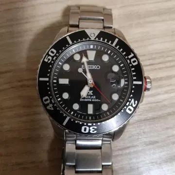 가동품 SEIKO X 프로스펙스 솔라 다이버 워치