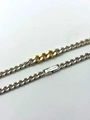 IVXLCDM 실버 925 키헤이 목걸이 약 70cm 롱 체인 골드 컬러