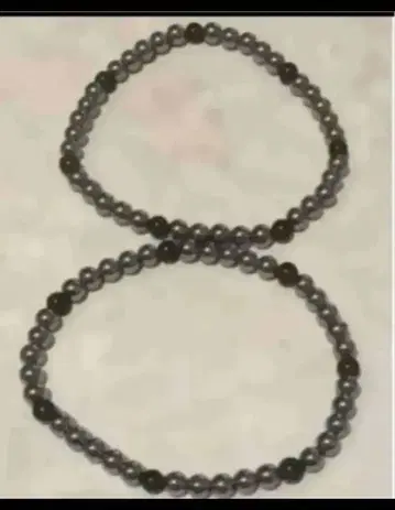 테라헤르츠 블랙 실리카 발찌 2개