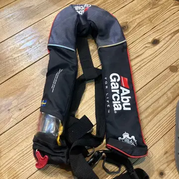 Abu Garcia 구명 조끼 프리 사이즈 블랙/빨간색