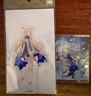 명조 도쿄 RED 도쿄 타워 카르테지아 아크릴 스탠드, 한정판 카드