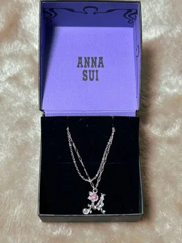 ANNA SUI 알파벳 목걸이