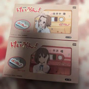 케이온! 카세트 테이프풍 아크릴 패스 케이스 세트