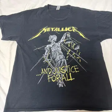 Metallica 티셔츠 L 사이즈 블랙