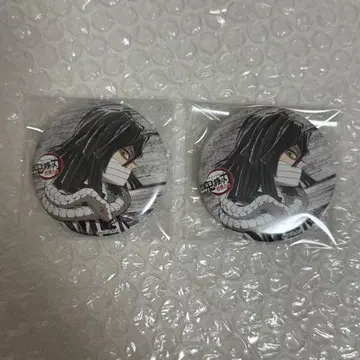 귀멸의 칼날 이구로 오바나이 막간화 전집중전 캔뱃지