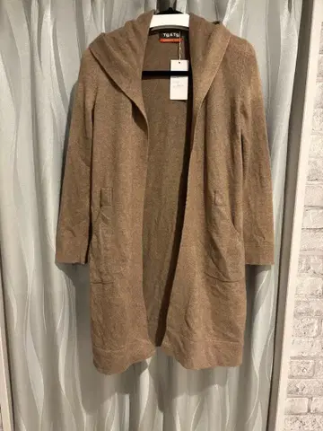 정가 144,990엔 Tg&Tg 캐시미어 100% 롱 가디건