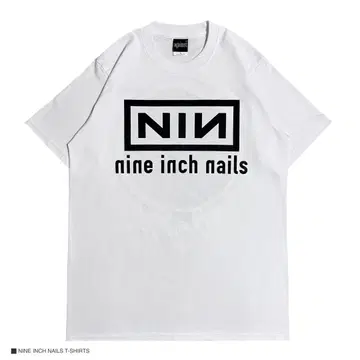 나인 인치 네일스 L 사이즈 반팔 티셔츠 밴드 티셔츠 반티