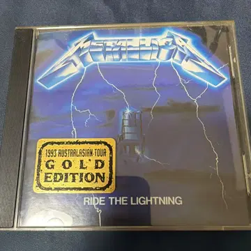 metallica RIDE THE LIGHTNING goldedition