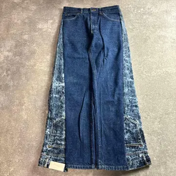 리메이크 팬츠 재구축 플레어 패치워크 오샤레 와이드 vol.