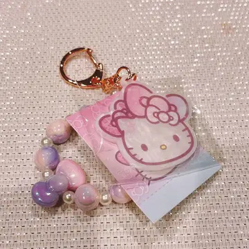 헬로키티 50주년 산리오 벌스데이 스트랩 키링