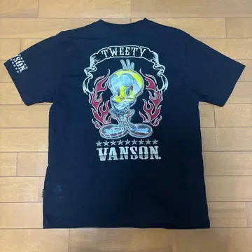 Vanson 반손 LOONEYTUNES 콜라보 렌티큘러 티셔츠